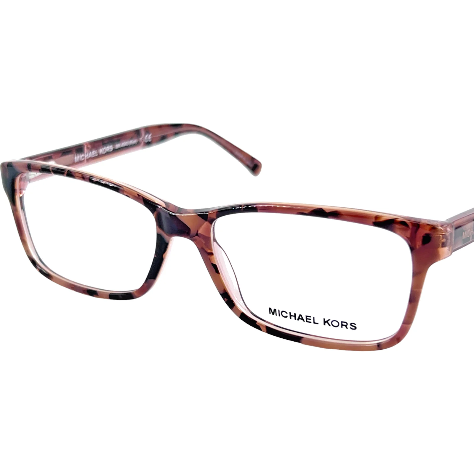 MICHAEL KORS MK4043 3251 Pink Tortoise Graphic Demo Lens 53 mm Womens Eyeglasses